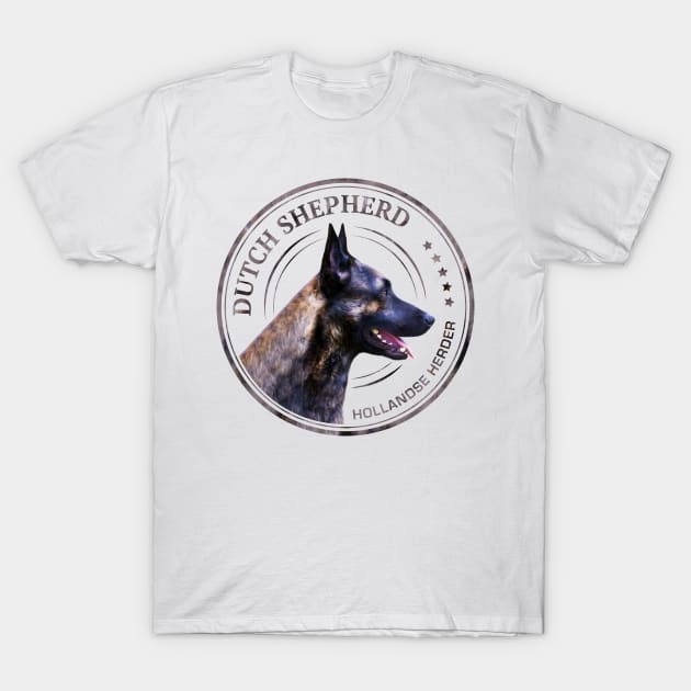 Dutch Shepherd - Dutchie T-Shirt by Nartissima